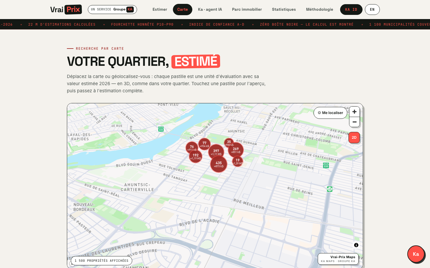 Étape 4 — recherche par carte 3D